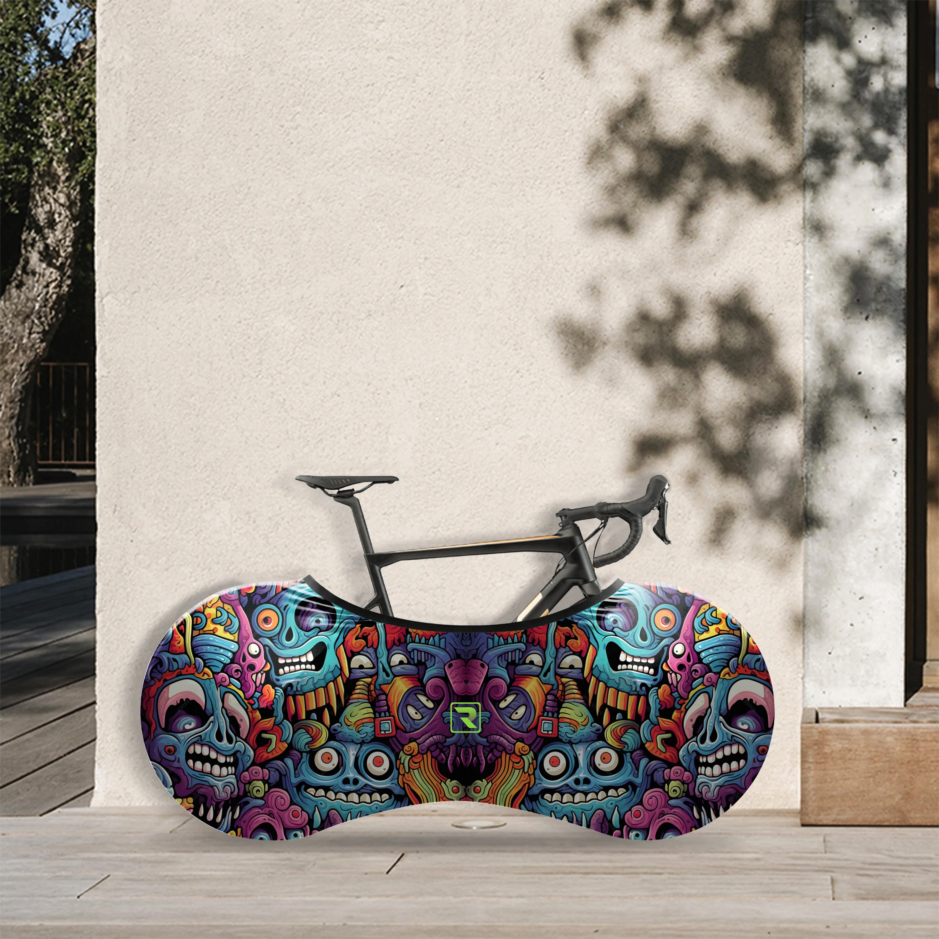 Alien Creatures Multicolor Bicycle Wheels Cover - Image 5