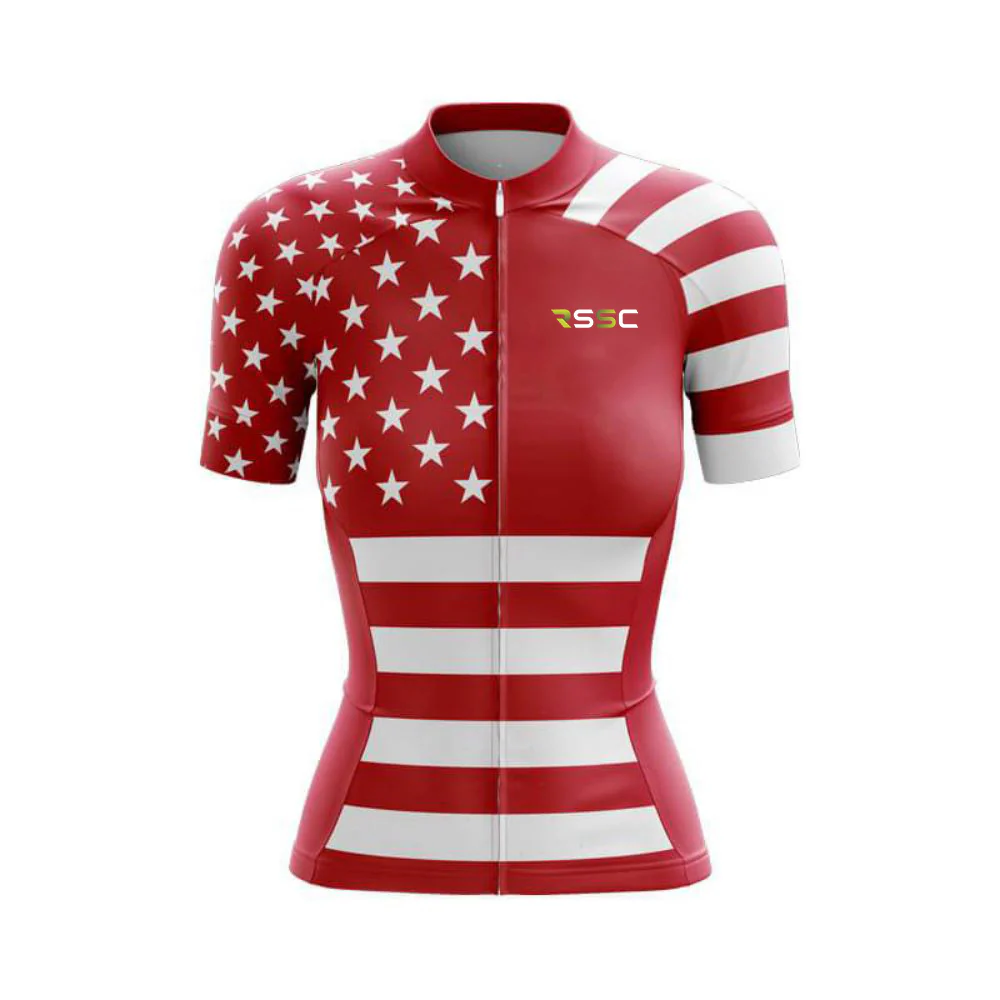 Red American All Star Women's Cycling Kit - Image 3