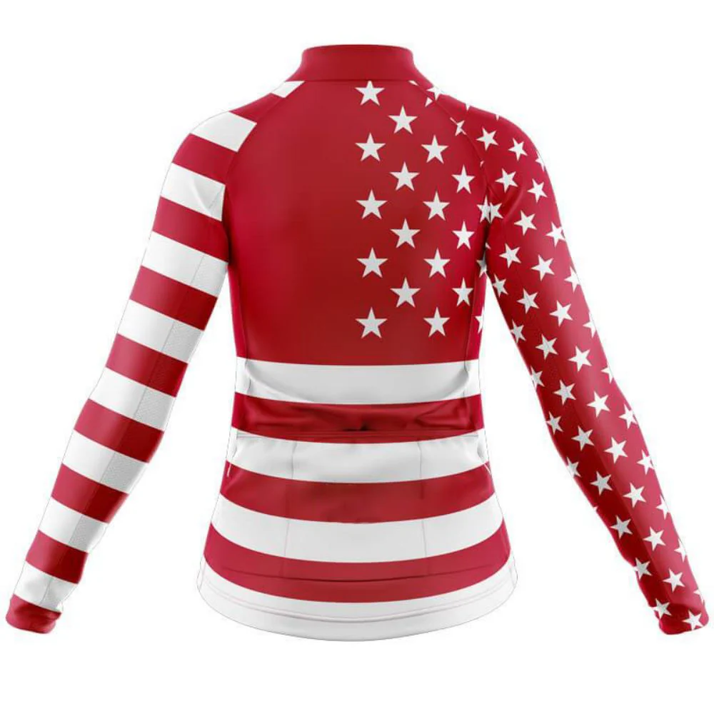 Red American All Star Women's Cycling Kit - Image 6