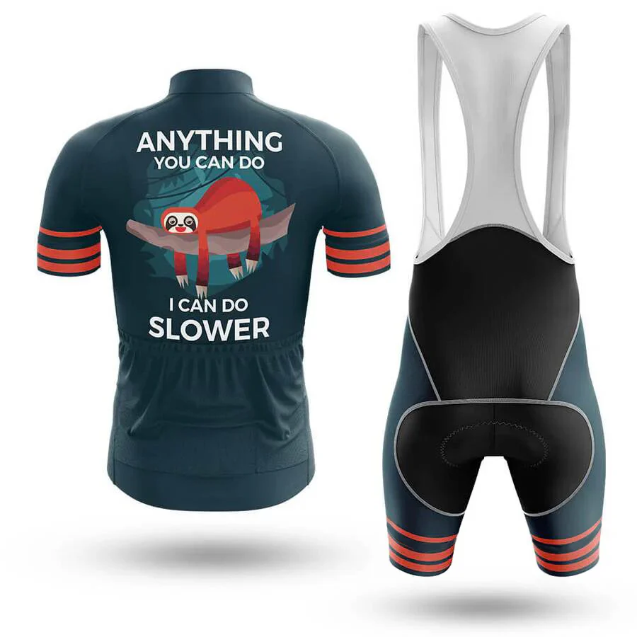 Sloth Can Do Slower Men's Short Sleeve Cycling Kit - Image 2