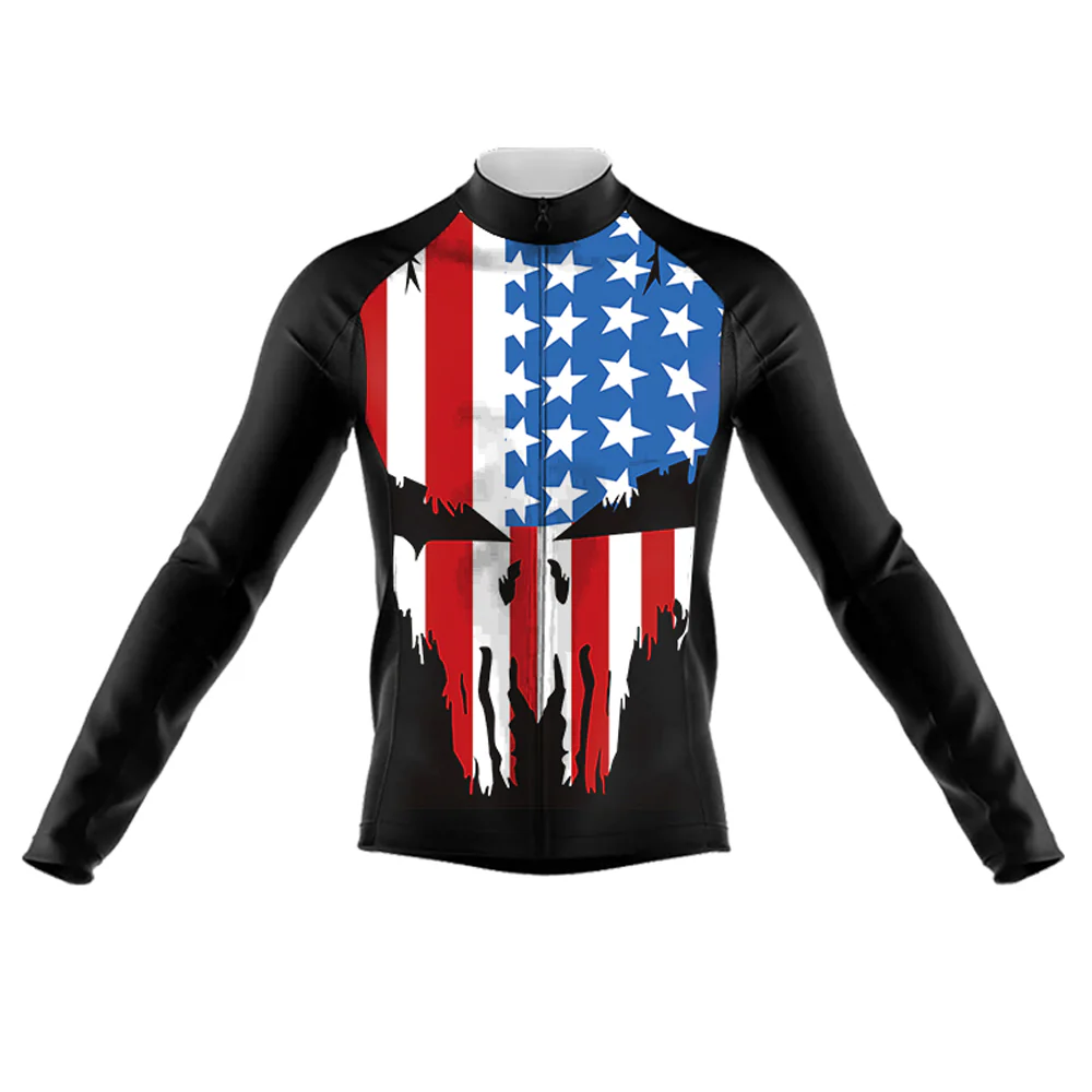 USA Men's Long Sleeve Cycling Kit - Image 3